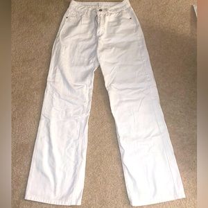Shein White high rise jeans size 4